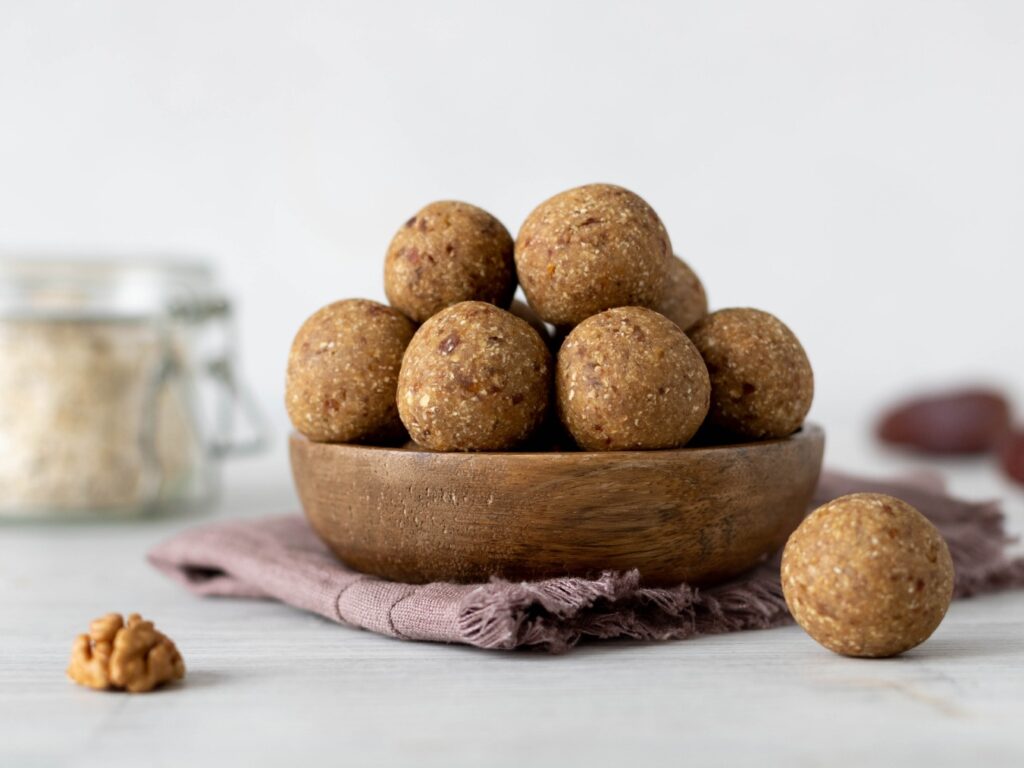 Corporate Dry Fruits quick and easy dry fruit recipes - date and walnut energy balls