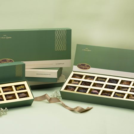 Assorted Stuffed Dates Box - premium gift box packaging