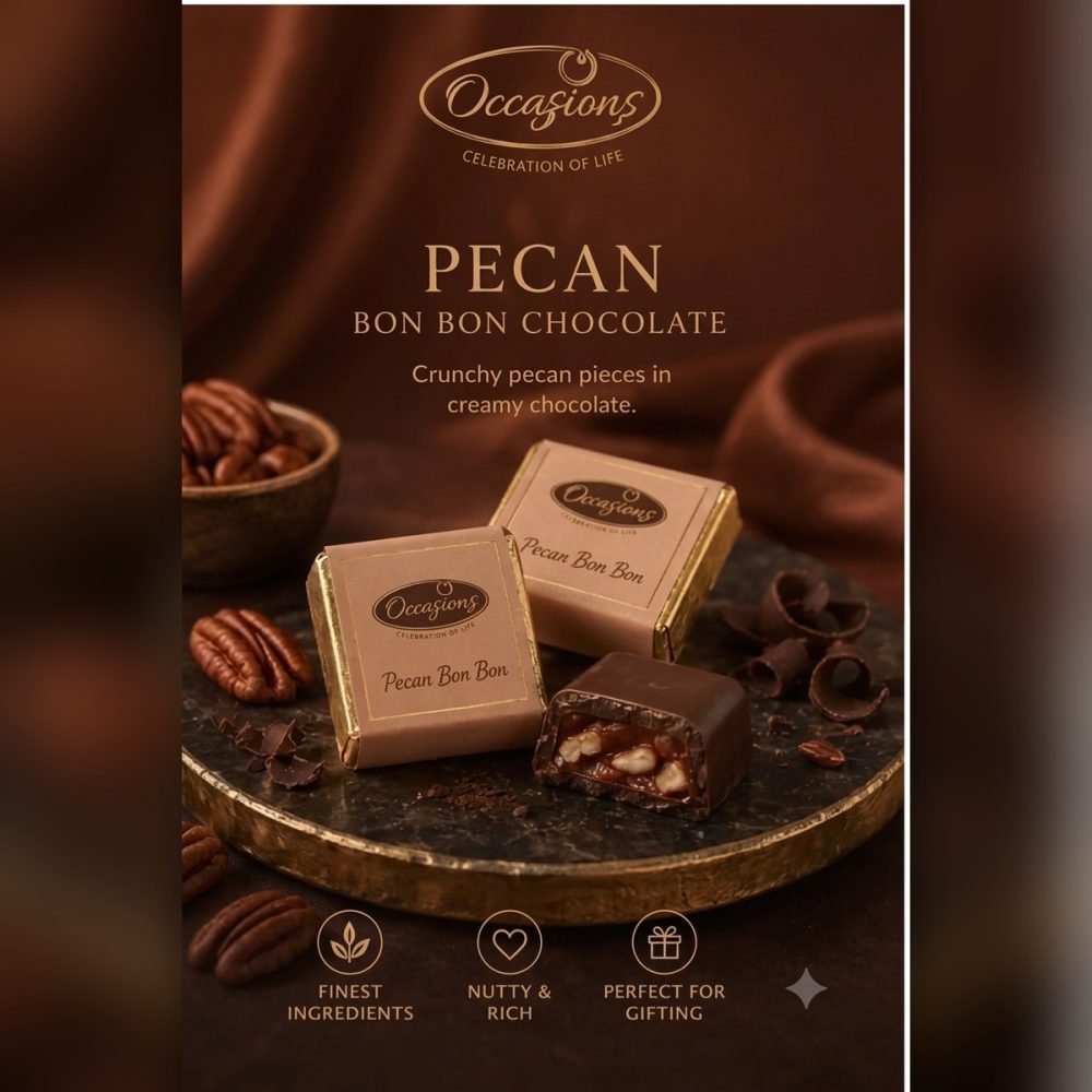 pecan bon bon chocolate