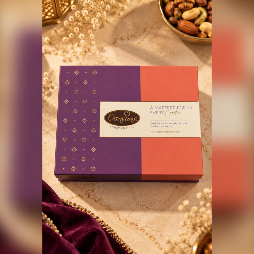 Occasions premium gift box - top view