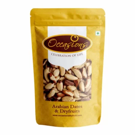 Brazil Nuts - Occasions Dry Fruit offers premium Brazil nuts, known for their rich flavor and soft texture. Native to the Amazon rainforest, they are packed with health benefits.