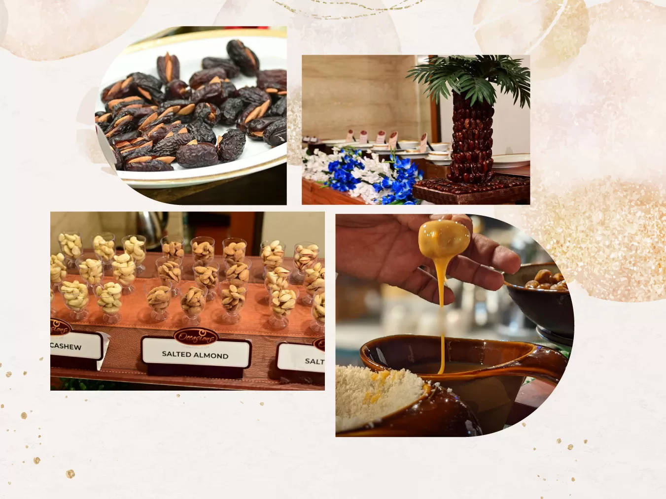 The healthy corner at the wedding