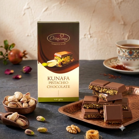 Dubai Kunafah Pistachio Chocolate