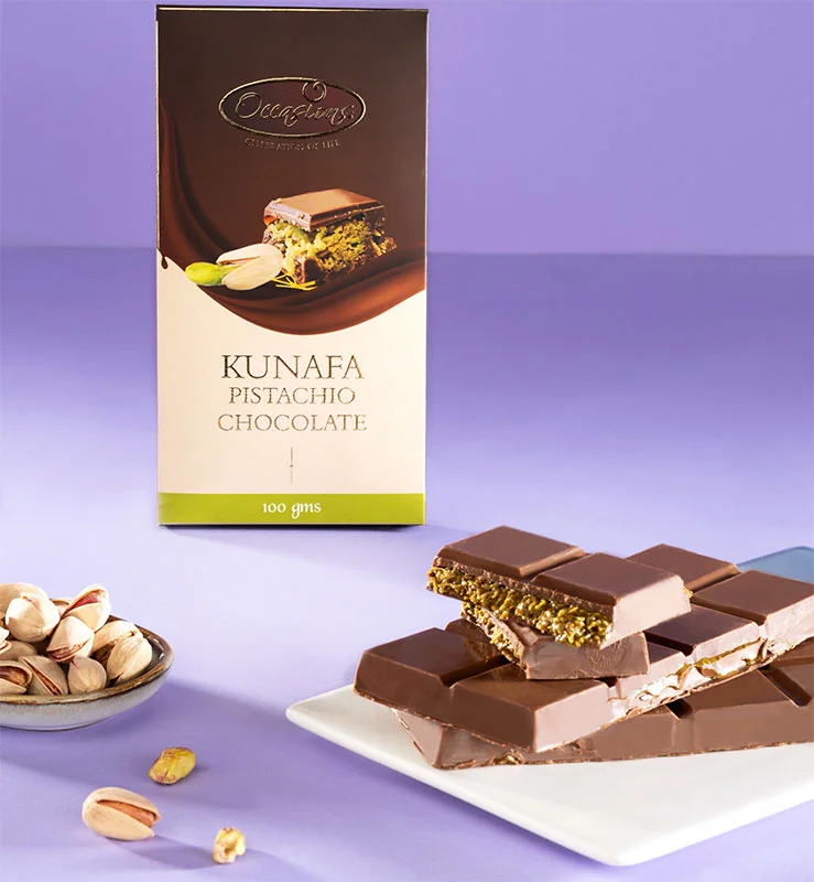 Dubai Kunafah Pistachio Chocolate