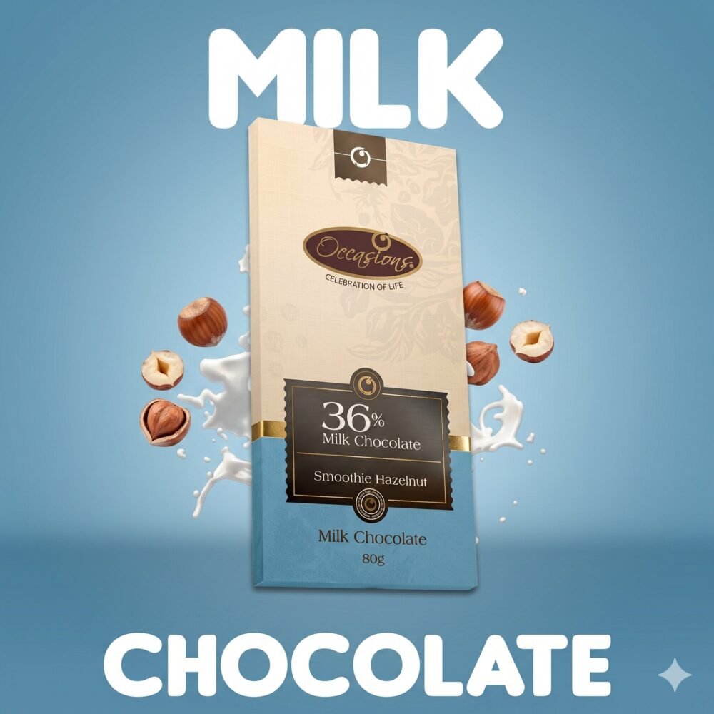 Smoothie Hazelnut Milk Chocolate Bar - 80gm