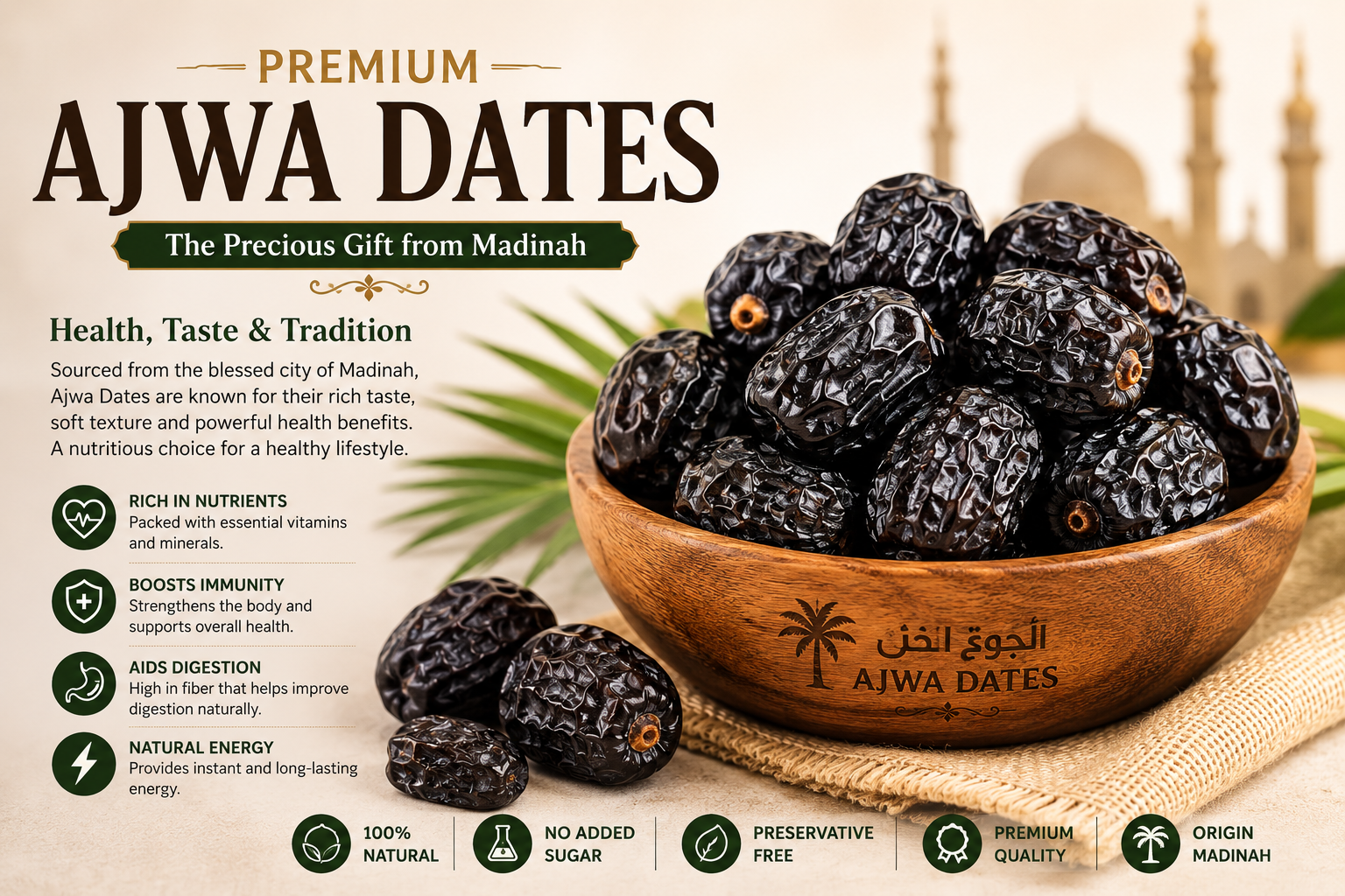 Corporate Dry Fruits ajwa dates